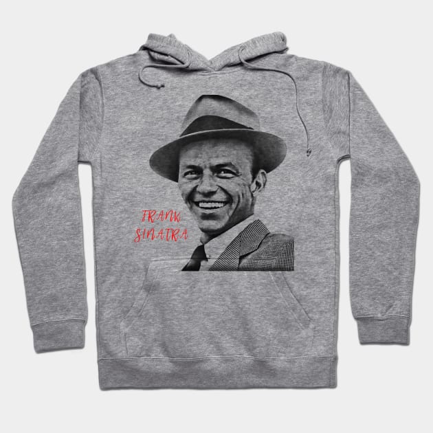 frank sinatra art Hoodie by DOGGIES ART VISUAL